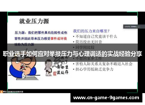 职业选手如何应对举报压力与心理调适的实战经验分享
