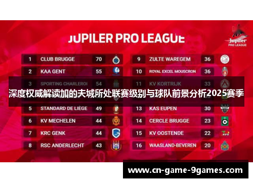 深度权威解读加的夫城所处联赛级别与球队前景分析2025赛季
